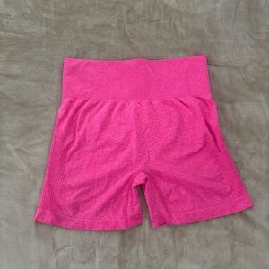 Pink Women Gym Shorts